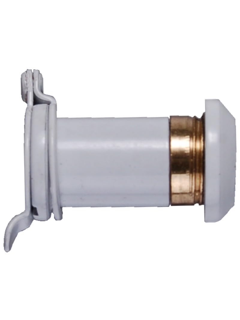 Spy Hole Viewer 20-35mm Long White Gold Chrome - Door Viewer 20-35mm White