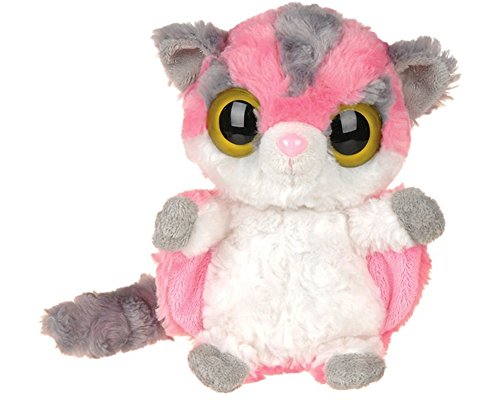 18cm Pink & Grey Yoohoo & Friends Shooga Sugar Glider Soft Toy by Globalgifts