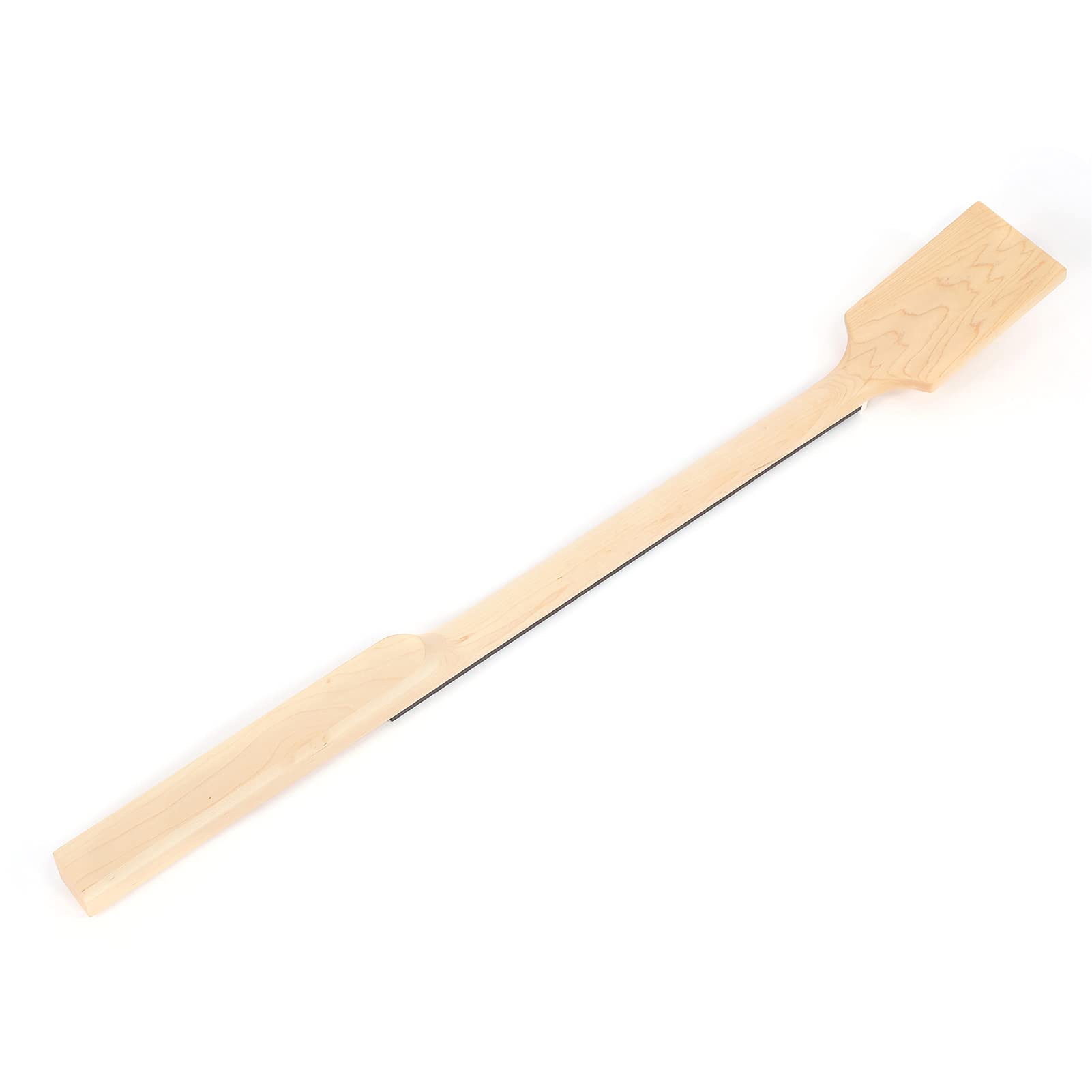 Eujgoov 35.6in Tastiera in Acero con Manico per Chitarra, Tastiera Dot Inlay Gloss Parti per Chitarra Elettrica Fai da Te Accessori per Strumenti a Corde