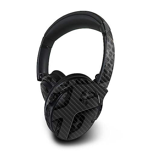 Image of MightySkins Carbon Fiber Skin Compatible with Bose QuietComfort 45 Headphones Tech Wave | Protective, Durable Textured Carbon Fiber Finish | Easy to Apply | Made in The USA