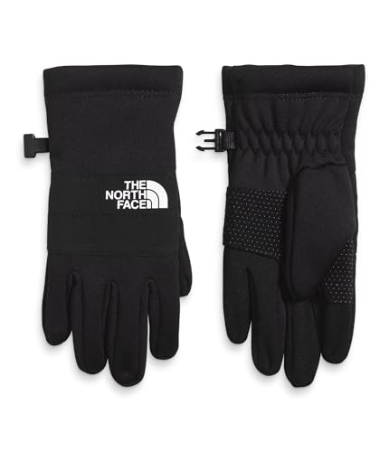 THE NORTH FACE Kids' Sierra Fleece Etip Glove | Touchscreen Compatible, Silicone Gripper Dots, Pairing Clip