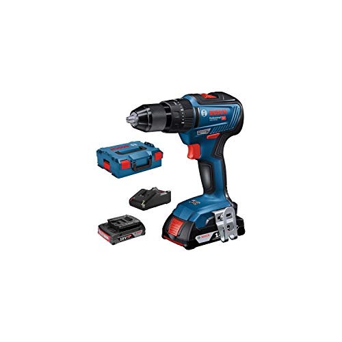 Accessori inclusi: GSB 18V-55, batteria 2x2,0 Ah, caricabatterie rapido GAL18V-40, L-BOXX 136.