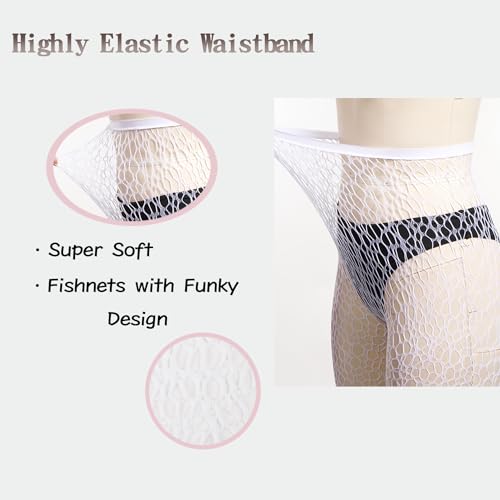 Image of Benefeet Sox Womens Fishnets Girls Fishnet Tights Sexy High Waist Fishnet Stockings Sheer Mesh Hollow Out Pantyhose
