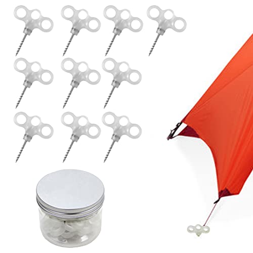 Maxten Estacas de tenda,10 PCS Estacas de Acampamento de Aço Inoxidável - Estacas de tenda estacas d