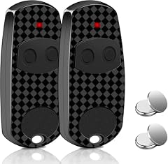 2 PCS Telecomando compatibile TOP432EE Telecomando per porta 433,92 MHz compatibile con 2 canali Top432 Top432EE (include due batterie aggiuntive)