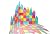 dreambuilderToy 60 Pieces Magnetic Tiles Clear 3D Building Blocks with 4 Large Playboards, STEM Magnetic Tiles Set