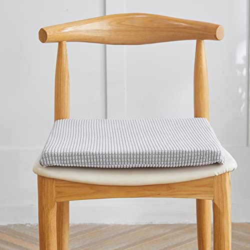 Yadlan Cojines para Sillas De Cocina Cuadrados, Cojines Sillas Comedor Baratos, Lavable Desenfundables Almohadillas para Sillas Grueso Anti-DeformacióN, Universal para Toda La Temporada Cover