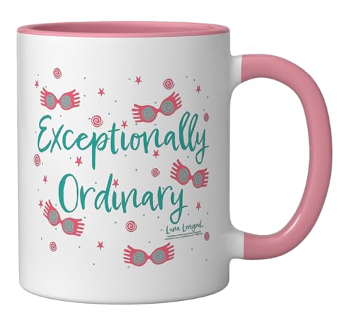 Harry Potter Taza de Cerámica 11 Onzas Rosa/Blanco miniatura 2