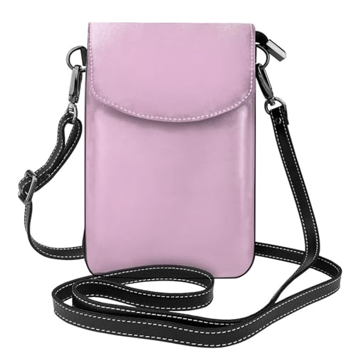 Sac à bandoulière en cuir rose léger pour éviter le mal de dos en voyage