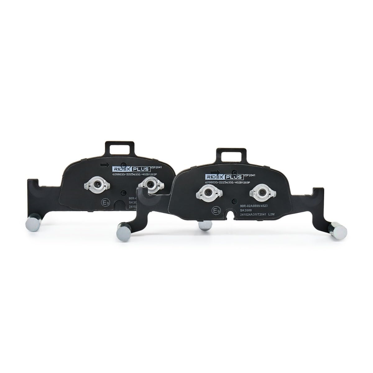 RIDEX PLUS 402B1203P Juego de pastillas de freno Delantero Compatible con AUDI A4 B9 Avant 8W5, 8WD