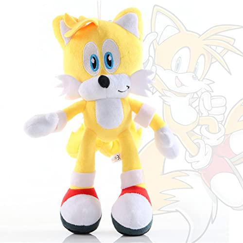Miles Tails Plush Toy, 11-Inch Plush Toys Super Soft Cute Plush Animal Doll, Handmade Toy for Girls Boys Gifts and Home Decor (Miles Tails Prower)