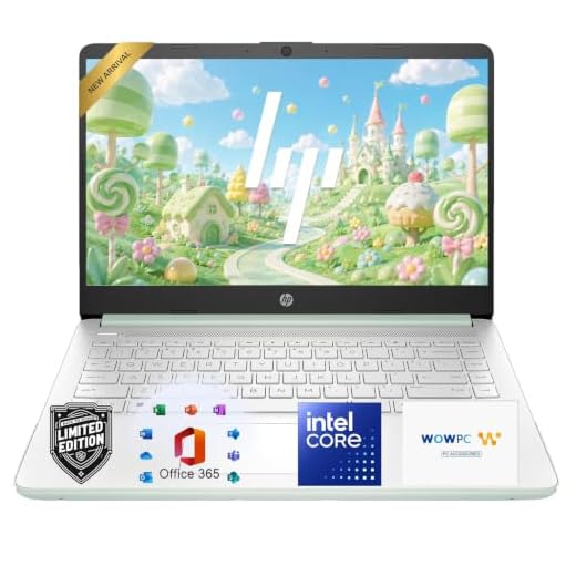 HP 14" Laptop Computer, 2026-2027 Edition, Intel N150 Processor, 4GB DDR5 RAM, 128GB SSD, 1TB Cloud Storage, Windows 11 with Microsoft 365