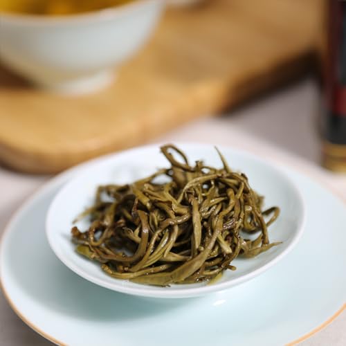 Hee Creek Jasmine Dragon Pearls Green Tea 5.30oz/150g Jasmine Green Tea Loose Leaf,Jasmine Dragon Ball,Dragon Pearl Jasmine Tea Chinese Tea,Traditional Craft 茉莉花茶 茉莉龙珠 中国绿茶