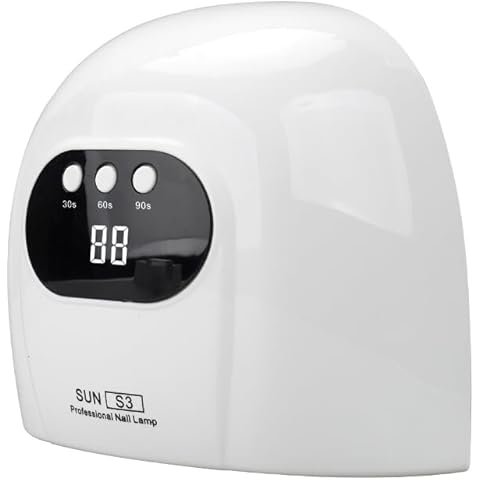 88W UV Nail Lamp for Fast Gel Nail Polish Nail Dryer Curing Lamp with 30/60/90S Timers Smart Auto Sensor LED Digital Display for Home and Salon Cover