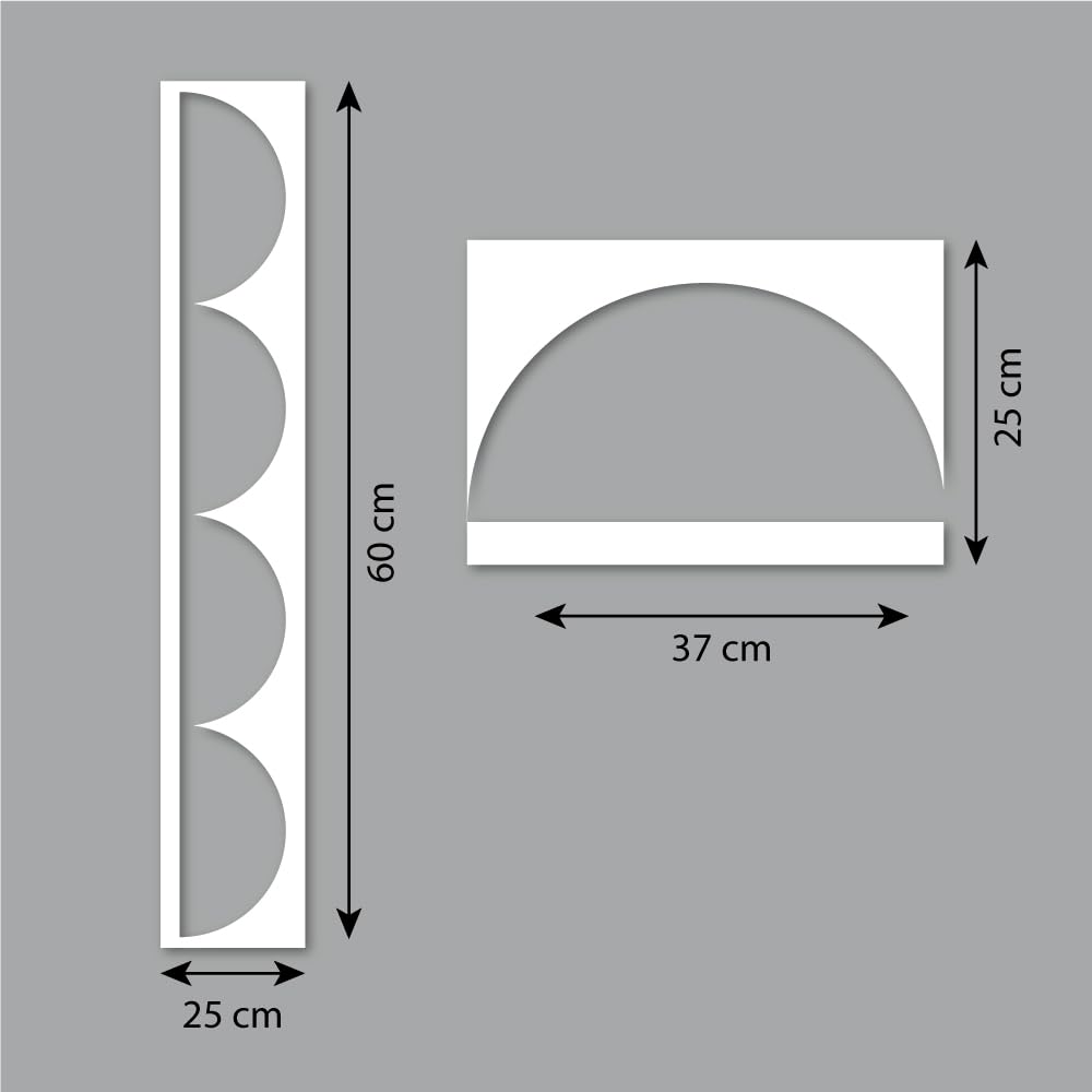 RE-COVERTILES - Stencil per Pittura e Decorazione | Flessibili Lavabili e Riutilizzabili | per Pareti, Pavimenti e Mobili | Decalcomanie | Carta da Parati | 60x25 cm