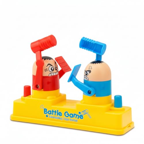 Image of Fighting Robots Boxing Board Game for Kids, 2 Player Interactive Whack-A-Mole Battle Toy, Gift for Boys & Girls Age 4-8, Multicolor