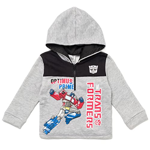 Transformers Optimus Prime Bumblebee Megatron Half Zip Pullover Hoodie Toddler to Big Kid3