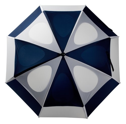 Gustbuster Pro Series Extra Large Golf Umbrella Windproof 62-Inch (Style 5) (Navy/White) #TOP2