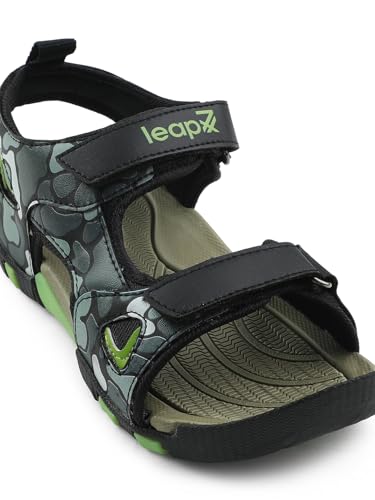 Image of Liberty Leap7x ADMIN Casual Sandal for Kids with EVA Sole | PU Upper Comfortable and Cushioned Footbed | Durable Summer Footwear for Outdoor | Ideal for Everyday Wear