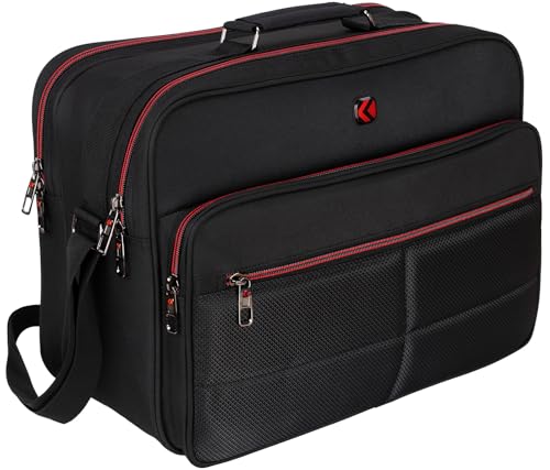 EAAKIE Arbeitstasche Umhängetasche Flugbegleiter Herrentasche XXL (Querformat) (Querformat)