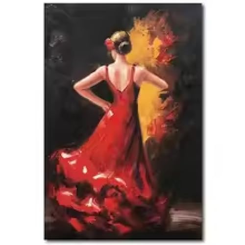 Peintures à l'huile peintes à la main : l'élégance de la toile violon