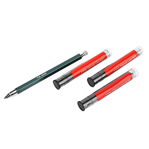 Amazon.co.jp: 製図用鉛筆 オートマチック鉛筆 4.0mm 鉛筆替芯 3種類