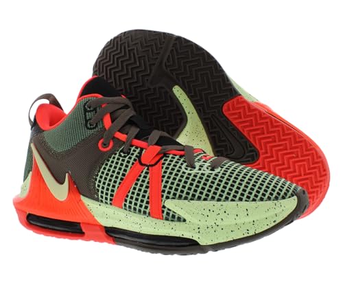 Nike Nike Lebron Witness 7 Basketball Shoe (Black/Bright Crimson/Alligator/Barely Volt, us_Footwear_Size_System, Adult, Men, Numeric, Medium, Numeric_11)