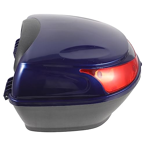 DRESSOOS Motorcycle Trunk Electric Vehicle Trunk (silver) Car Pendant Gourd Scooter Trunk Electric Car Trunk Motorcycle Top Case Storage Bins Travel Trunk Plastic Storage Rack Universal