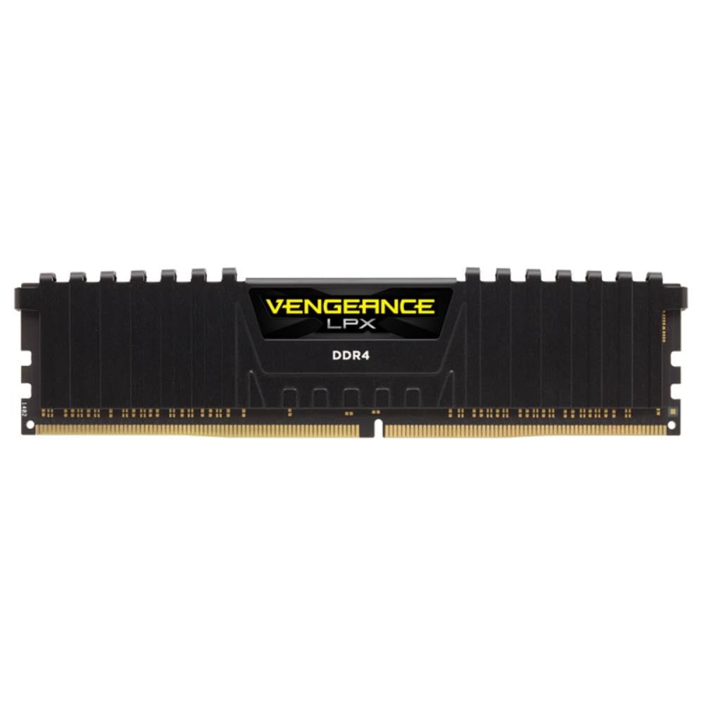 Corsair Kit Barrettes mémoire 16Go (2x8Go) DIMM DDR4 Vengeance LPX PC4-25600 (3200 Mhz) (Noir)