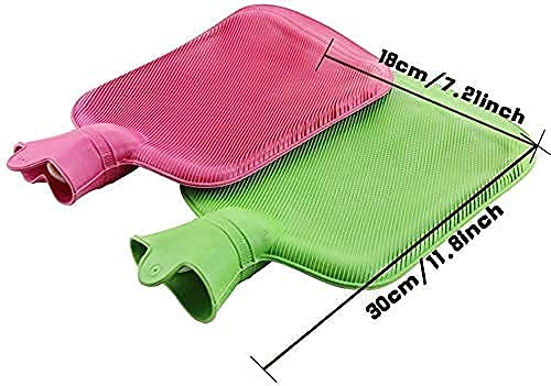 krupanidhi Rubber Hot Water Bag, Hot Bag, Heating Pad, Hot Water Bag for Pain Relief, Period Pain, Hot Water Bottle, Rubber Bottle (Multicolor, 1500 ml) 3