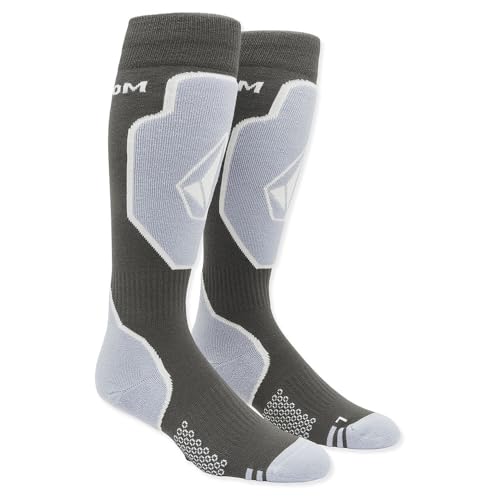 Chaussettes de snowboard Volcom Shield Wool Blend violettes pour homme en taille OTC