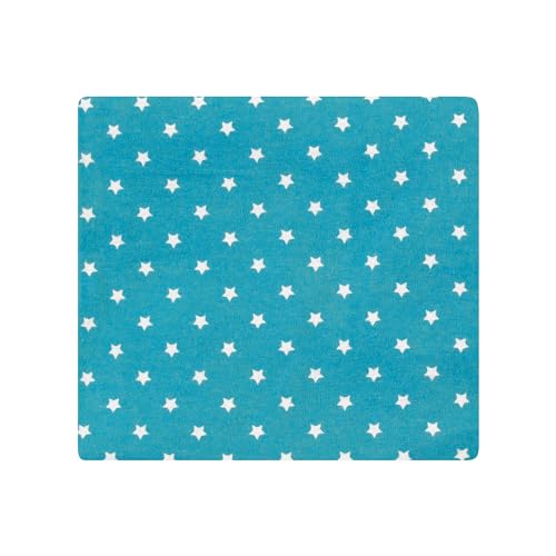 Image of Hudson Baby Unisex Baby Cotton Poly Flannel Receiving Blankets Bundle, Happy Planets, One Size