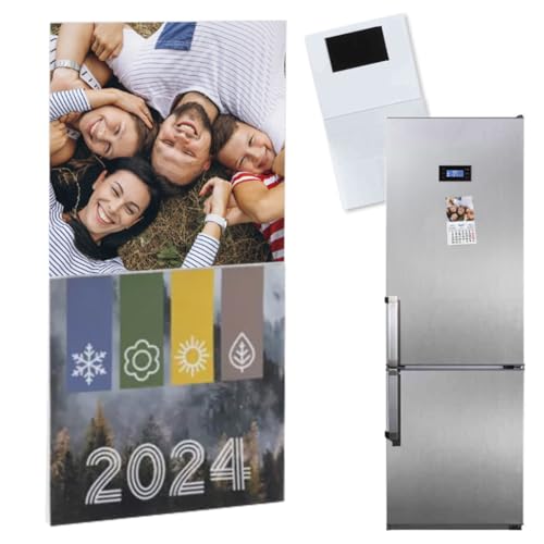 10 Calendario magnético 2025 personalizado con foto, logo y/o tex...