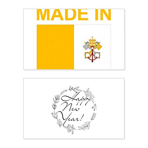 Tarjeta de felicitación conmemorativa de Año Nuevo y diseño exclusivo
