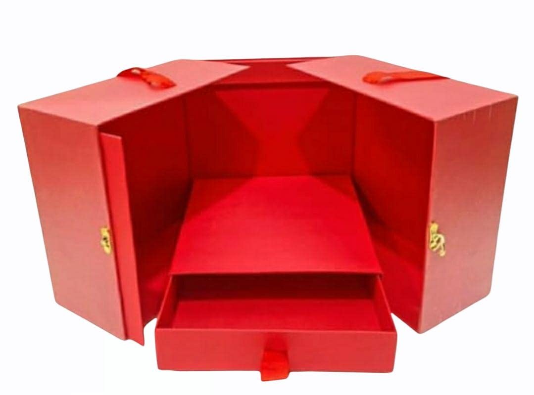 Red Cake Box Gift - Showcase Your Treats! -1
