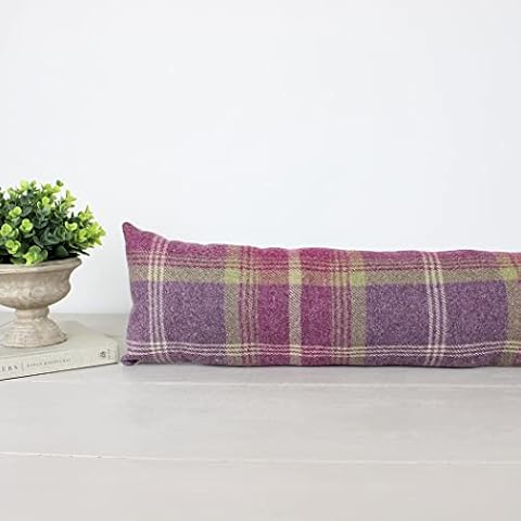 Balmoral Amethyst Tartan Draught Excluder Cover