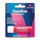 Vaseline Lip Therapy Rosy Lips | Lip Balm with Petroleum Jelly for Providing Your Lips with Ultimate Hydration and Essential Moisture to Treat Chapped, Dry, Peeling, or Cracked Lips; 0.16 Oz (3-Pack)