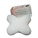 Duérmete Online - Almohada Cervical Mariposa Espuma Viscoelástica | Forma Anatómica y Ortopédica para Dormir de Lado | Protección antiácaros | Funda Termorreguladora, Blanco, 59 x 45 x 12 cm