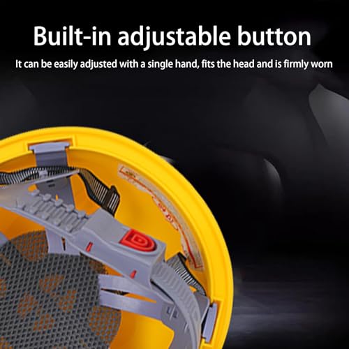 Casco duro de seguridad ventilado con protección que absorbe golpes 6