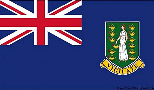 Pavillon Îles Vierges Britanniques Osculati évite l'effilochage en mer