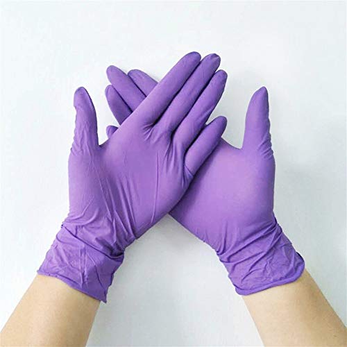 Preisvergleich Produktbild Handschuhe Latex-Handschuhe Reinigung Universal-Haushalt Garten Reinigung Haltbare Handschuhe Reinigungsgummi Für zu Hause Reinigung (Color : Purple 20pcs, Size : XL)