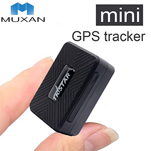 MUXAN Mini Portable GPS Tracker for Kids Vehicles, Personal Travel Anti-Lost GPS Tracker,Tracking