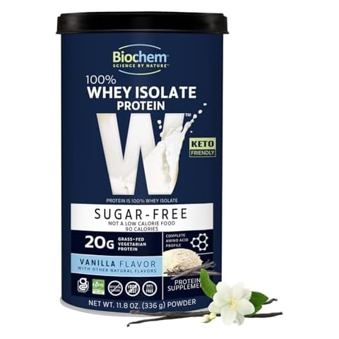 Biochem 100% Whey Isolate Protein - 11.8 oz Cover