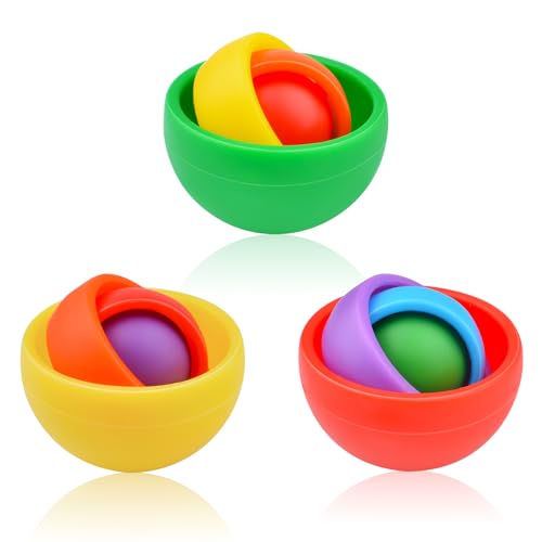 Image of Fidget Toys for Kids, Fidget Spinner Adults 3PC, Gifts for Boys Girls Teens, ADHD Autism Stress Relief Quiet Finger Toys Classroom