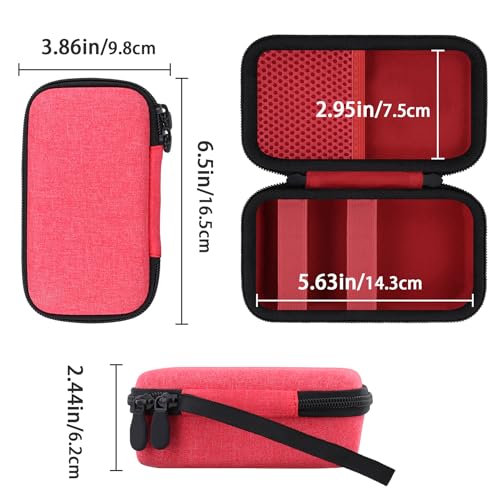 Funda rígida impermeable para cámara digital KODAK PIXPRO WPZ2, color rojo miniatura 6