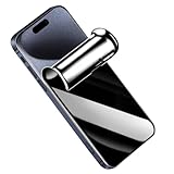 YiiLoxo Hydrogel Privacy Screen Protector Compatible with iPhone 15 Pro, [Anti-Spy] High-sensitivity Soft Screen Protector Film [Not Tempered Glass]