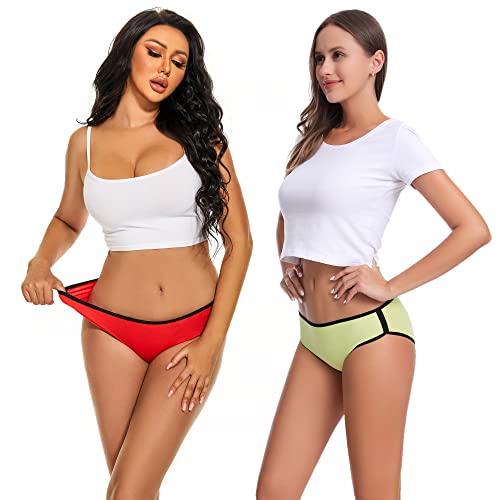 Ya Style Underwear Women Cotton, Stretch Mid/Low Waisted Panties For Women, Briefs Cotton Underwear, Plus Size Cotton Panties, Soft Comfortable Women's Hipster Panties, Underpants S-5Xl Plus Size #TOP3