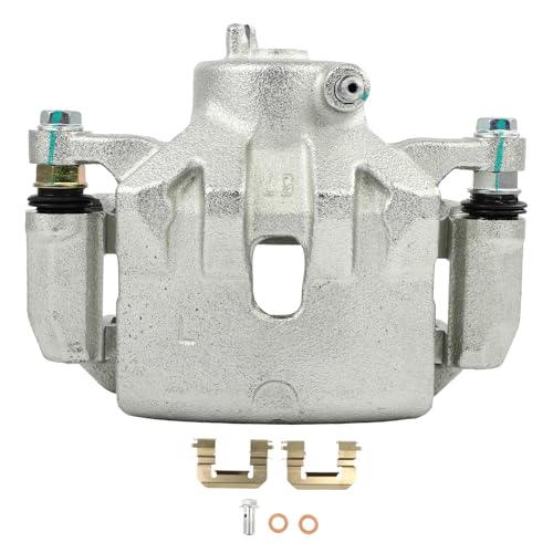 Image of SCITOO 19B6790 Front Left Disc Brake Caliper w /Bracket Fit For Hyundai For Elantra GT 2013-2017,For Hyundai For Veloster 2012-2017,For Kia For Forte 2014-2018,For Kia For te5 2014-2018, Single Piston