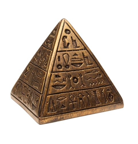 Estatua Pirámide Egipcia de Bronce 3.5 pulgadas
