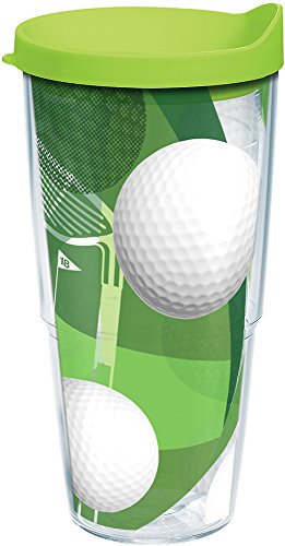Tervis Golf Balls and Club Tumbler with Wrap and Lime